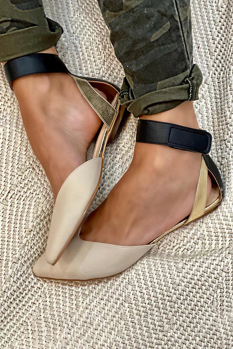 Chic Two-Tone Flats by Lottie™
