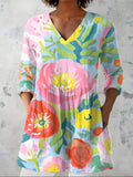 Valerie | V-Neck Long Blouse