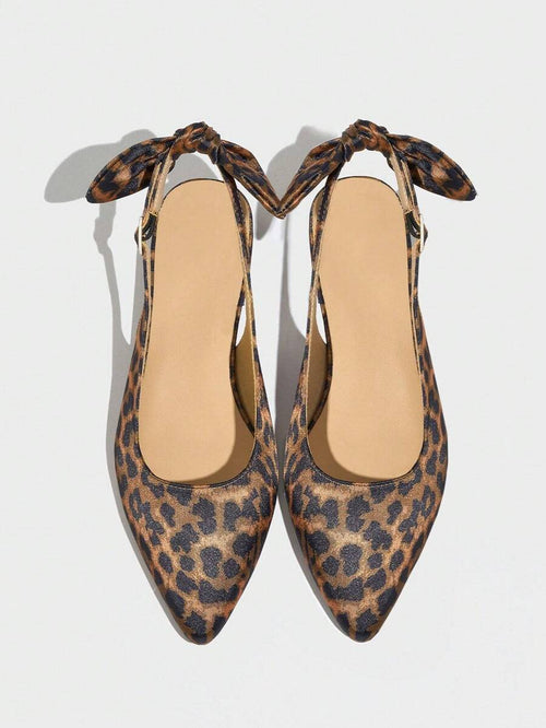 Aleena™ Stylish Leopard Print Ballet Flats