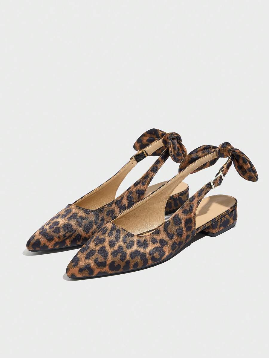 Aleena™ Stylish Leopard Print Ballet Flats