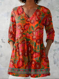Priscilla | V-Neck Long Blouse
