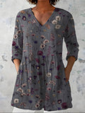 Addison | V-Neck Long Blouse