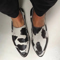 Billie™ Stylish Cow Print Slip-On Shoes