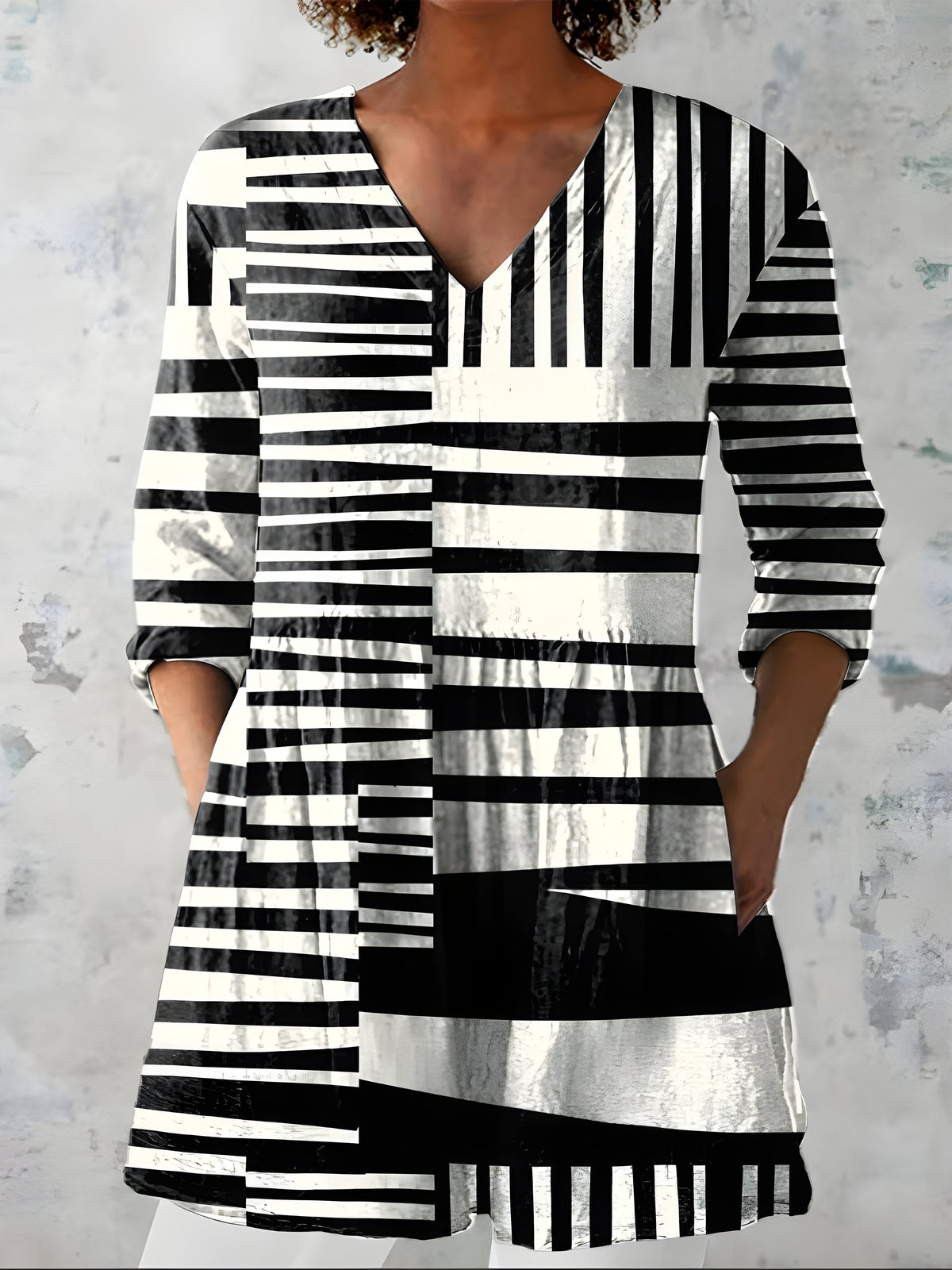 Sienna | V-Neck Long Blouse