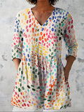 Everlee | V-Neck Long Blouse