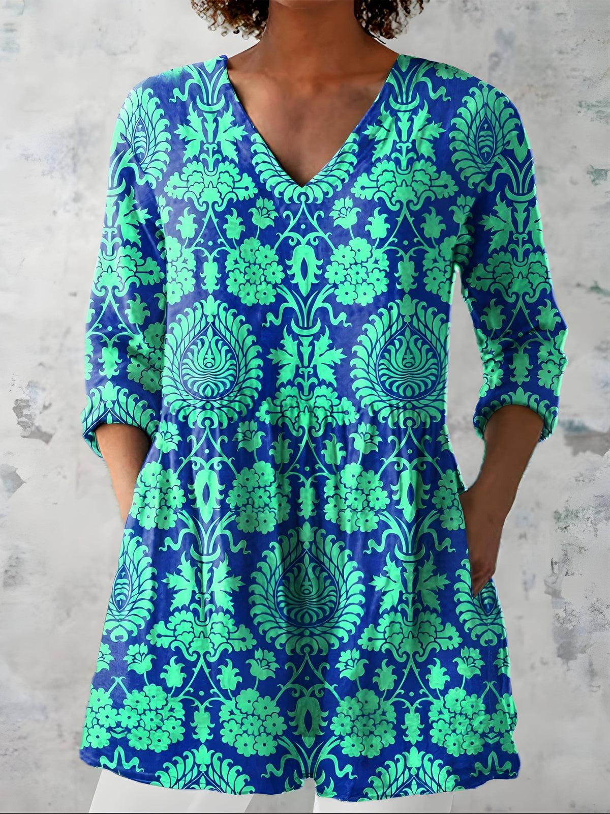 Marlee | V-Neck Long Blouse
