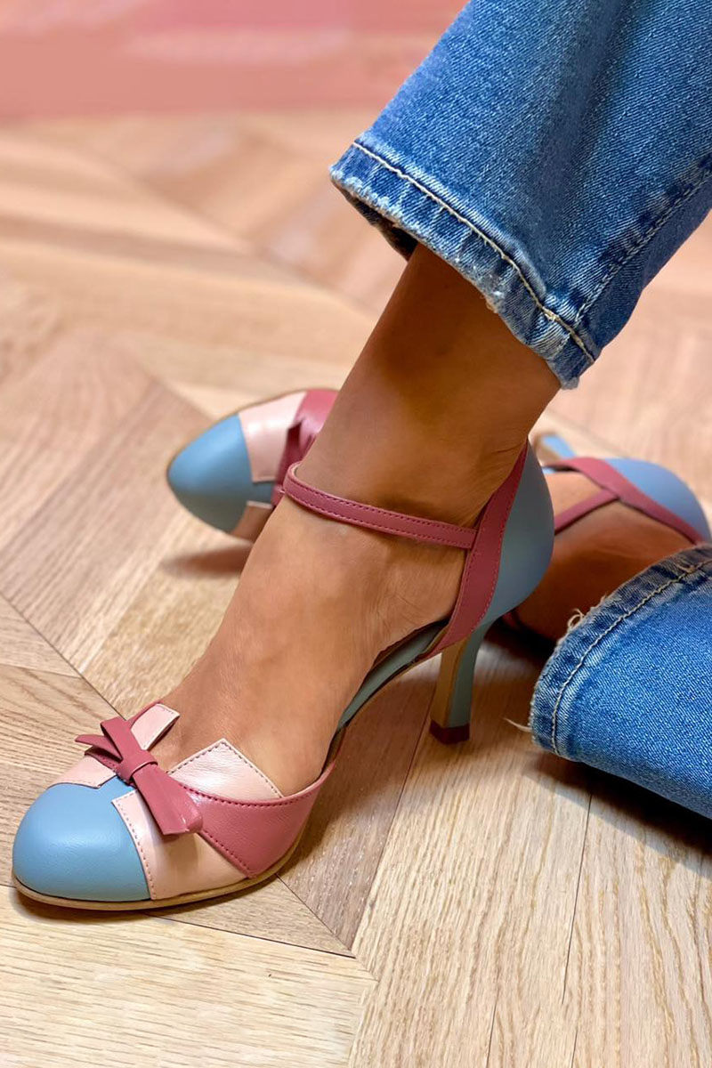 Rose™ Vibrant Bow-Detail Heels